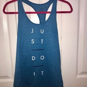 Nike “just do it” racer back top